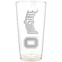 Ohio State Buckeyes Etched 16oz. Vertical Rally Cry Pint Glass
