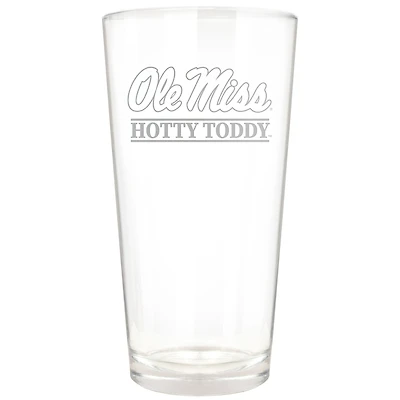 Ole Miss Rebels Etched 16oz. Rally Cry Pint Glass