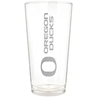 Oregon Ducks Etched 16oz. Vertical Rally Cry Pint Glass
