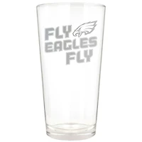 Philadelphia Eagles Etched 16oz. Rally Cry Pint Glass