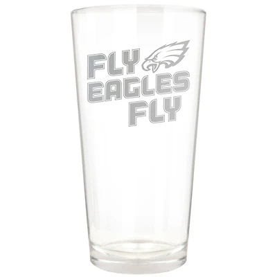 Philadelphia Eagles Etched 16oz. Rally Cry Pint Glass