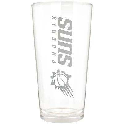 Phoenix Suns Etched 16oz. Vertical Rally Cry Pint Glass