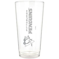 Pittsburgh Penguins Etched 16oz. Vertical Rally Cry Pint Glass