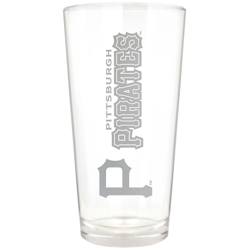 Pittsburgh Pirates Etched 16oz. Vertical Rally Cry Pint Glass