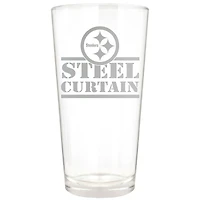 Pittsburgh Steelers Etched 16oz. Rally Cry Pint Glass