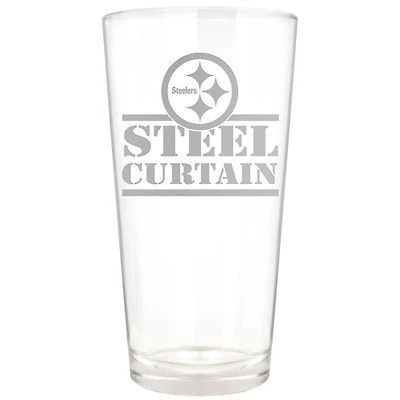Pittsburgh Steelers Etched 16oz. Rally Cry Pint Glass
