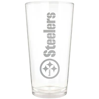 Pittsburgh Steelers Etched 16oz. Vertical Rally Cry Pint Glass