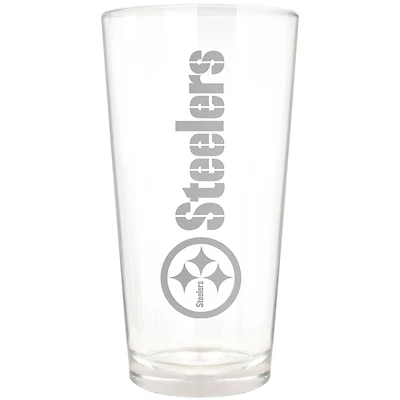 Pittsburgh Steelers Etched 16oz. Vertical Rally Cry Pint Glass