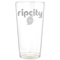 Portland Trail Blazers Etched 16oz. Rally Cry Pint Glass