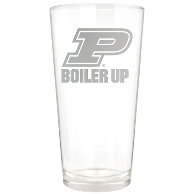 Purdue Boilermakers Etched 16oz. Rally Cry Pint Glass