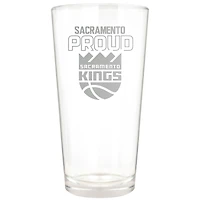 Sacramento Kings Etched 16oz. Rally Cry Pint Glass