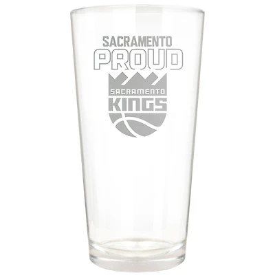 Sacramento Kings Etched 16oz. Rally Cry Pint Glass