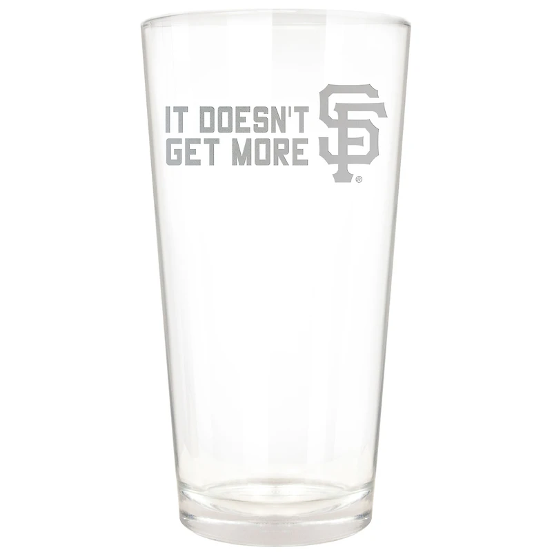 San Francisco Giants Etched 16oz. Rally Cry Pint Glass