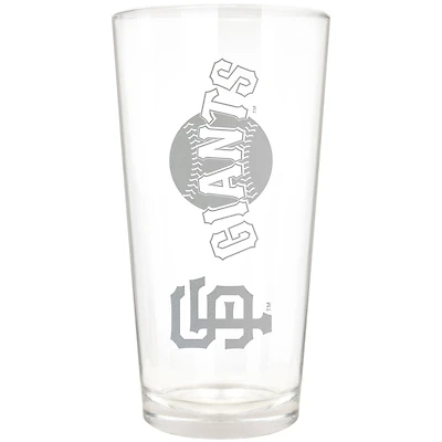 San Francisco Giants Etched 16oz. Vertical Rally Cry Pint Glass