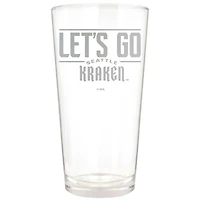 Seattle Kraken Etched 16oz. Rally Cry Pint Glass