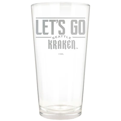 Seattle Kraken Etched 16oz. Rally Cry Pint Glass