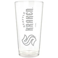 Seattle Kraken Etched 16oz. Vertical Rally Cry Pint Glass