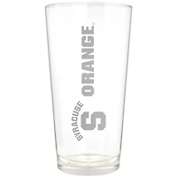 Syracuse Orange Etched 16oz. Vertical Rally Cry Pint Glass