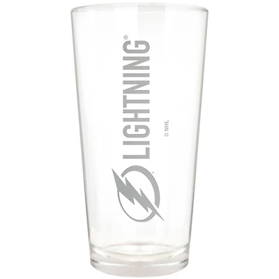 Tampa Bay Lightning Etched 16oz. Vertical Rally Cry Pint Glass