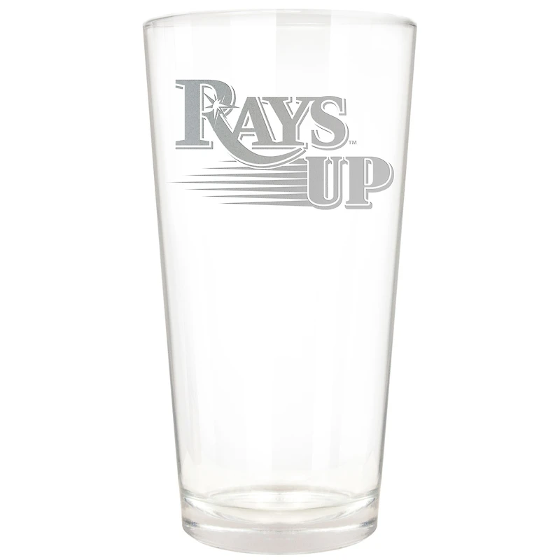 Tampa Bay Rays Etched 16oz. Rally Cry Pint Glass