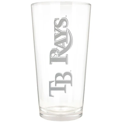 Tampa Bay Rays Etched 16oz. Vertical Rally Cry Pint Glass