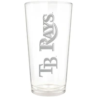 Tampa Bay Rays Etched 16oz. Vertical Rally Cry Pint Glass