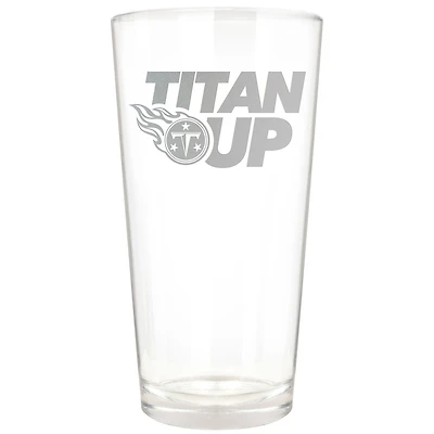 Tennessee Titans Etched 16oz. Rally Cry Pint Glass