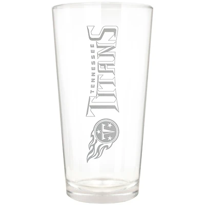 Tennessee Titans Etched 16oz. Vertical Rally Cry Pint Glass