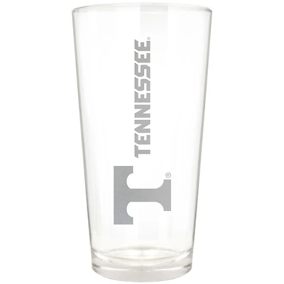 Tennessee Volunteers Etched 16oz. Vertical Rally Cry Pint Glass