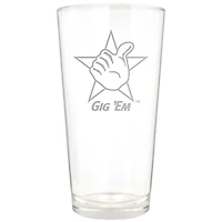 Texas A&M Aggies Etched 16oz. Rally Cry Pint Glass
