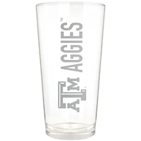Texas A&M Aggies Etched 16oz. Vertical Rally Cry Pint Glass