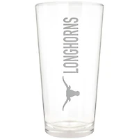 Texas Longhorns Etched 16oz. Vertical Rally Cry Pint Glass