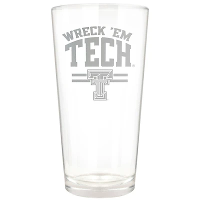 Texas Tech Red Raiders Etched 16oz. Rally Cry Pint Glass