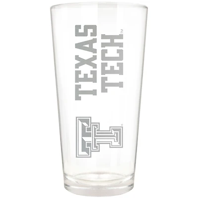 Texas Tech Red Raiders Etched 16oz. Vertical Rally Cry Pint Glass