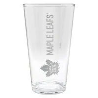 Toronto Maple Leafs Etched 16oz. Vertical Rally Cry Pint Glass