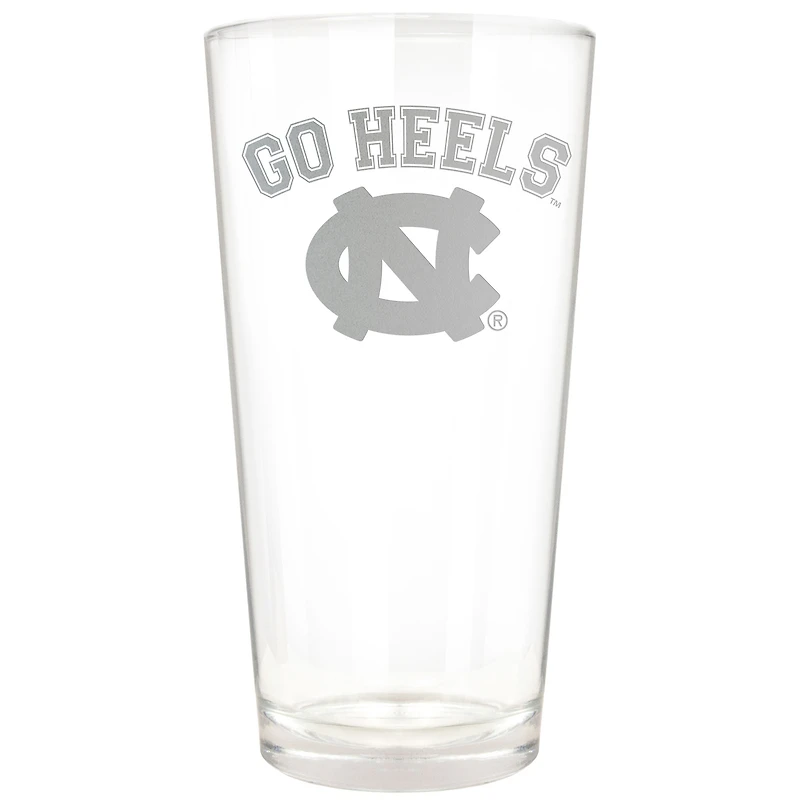 North Carolina Tar Heels Etched 16oz. Rally Cry Pint Glass