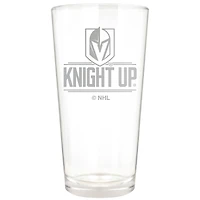 Vegas Golden Knights Etched 16oz. Rally Cry Pint Glass