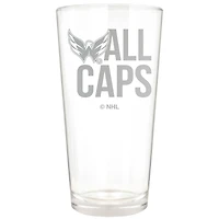 Washington Capitals Etched 16oz. Rally Cry Pint Glass