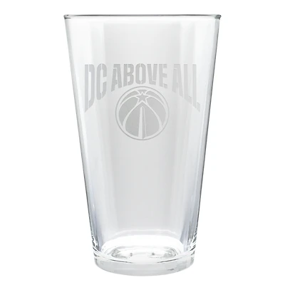 Washington Wizards Etched 16oz. Rally Cry Pint Glass
