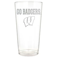 Wisconsin Badgers Etched 16oz. Rally Cry Pint Glass