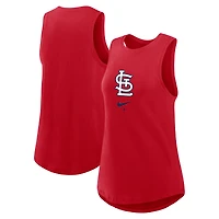 Women's Nike Red St. Louis Cardinals Legacy Icon High Neck Dri-FIT Tank Top