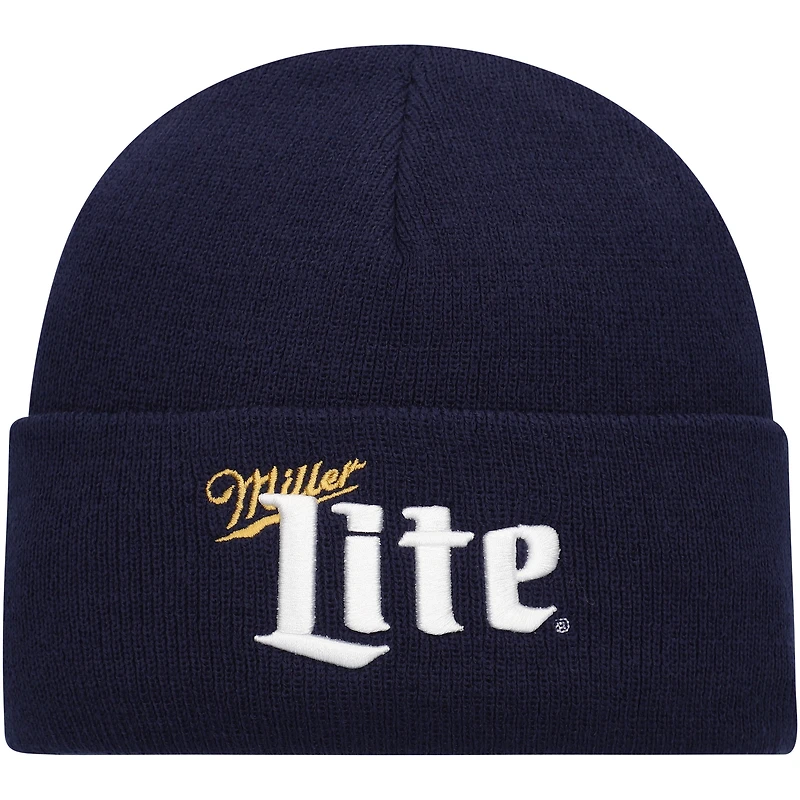 Men's American Needle Navy Miller Lite Cuffed Knit Hat