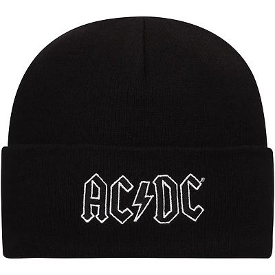 Men's American Needle Black AC/DC  Cuffed Knit Hat