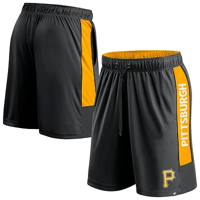 Men's Fanatics Black Pittsburgh Pirates Win The Match Defender Shorts