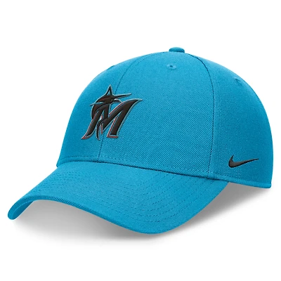 Men's Nike Miami Marlins Club Performance Adjustable Hat