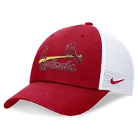 Men's Nike Red St. Louis Cardinals Wordmark Adjustable Trucker Hat