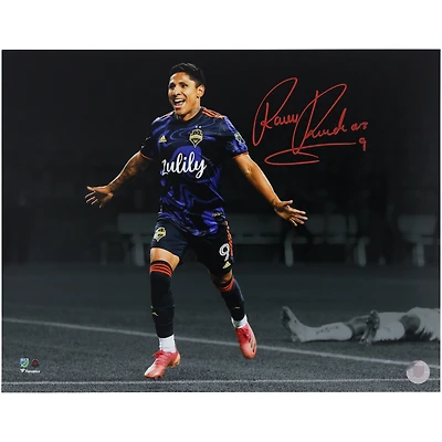Raul Ruidiaz Seattle Sounders FC Autographed 11" x 14" Spotlight Photograph