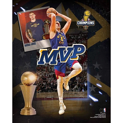 Nikola Jokic Denver Nuggets Unsigned 2023 NBA Finals MVP Photograph