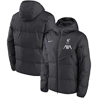 Men's Nike Anthracite Liverpool 2024/25 Strike Field Performance Full-Zip Hoodie Jacket