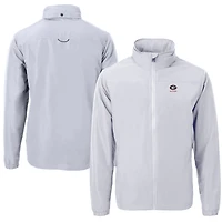 Men's Cutter & Buck Georgia Bulldogs Alumni Logo Charter Eco Knit Recycled Full-Zip Jacket